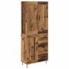 vidaXL Highboard Stare drewno 69,5 x 34 x 180 cm Drewno inżynieryjne