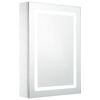 vidaXL Szafka łazienkowa z lustrem i LED, 50 x 13 x 70 cm
