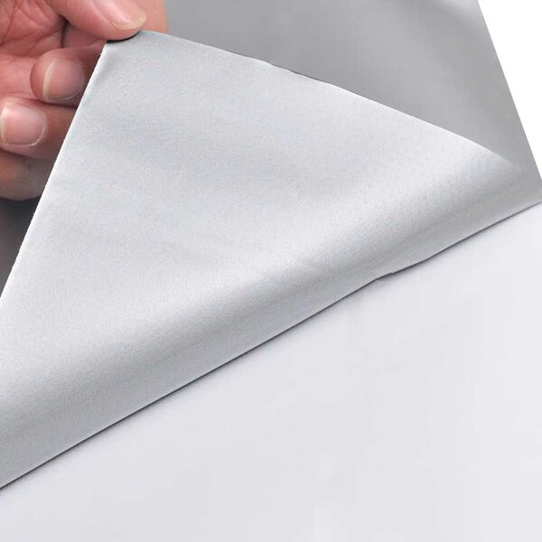 vidaXL Folia samochodowa, matowa srebrna, 100x150 cm