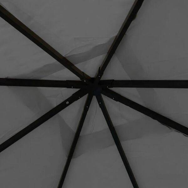 vidaXL Altana, 4 x 4 x 3 m, antracytowa, 180 g/m&sup2;