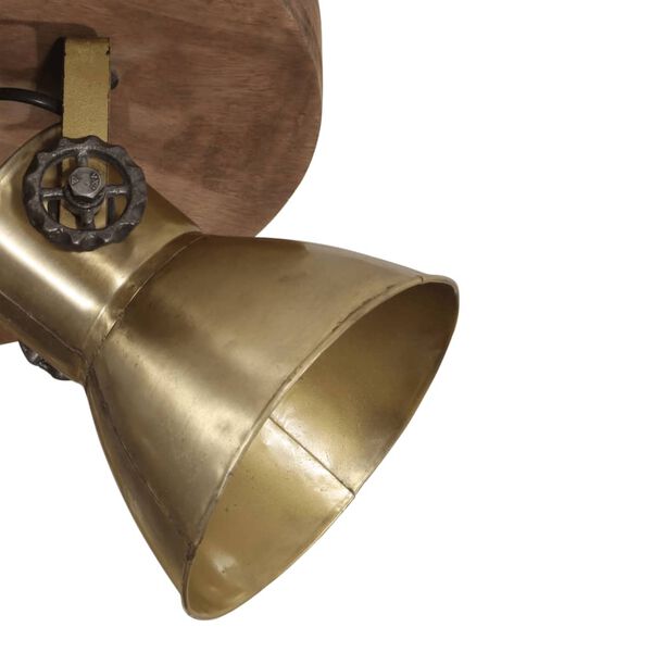 vidaXL Lampa sufitowa, 25 W, antyczny mosiądz, 50x50x25 cm, E27