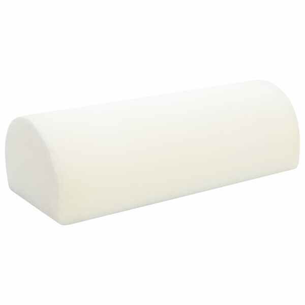 vidaXL Poduszka na podn&oacute;żek Gładki Szary 42 x 18 x 13 cm