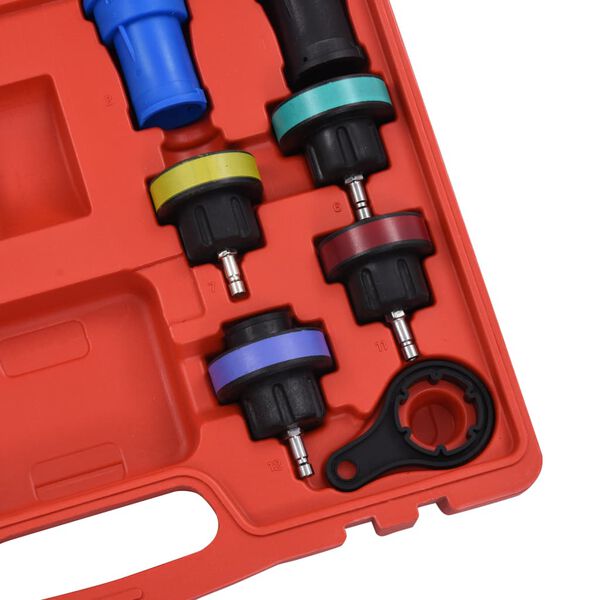 vidaXL 18-częściowy tester ciśnienia i temperatury systemu chłodzenia