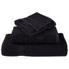 vidaXL 12-częściowy zestaw ręczników premium SOLUND, czarny, 600 g/cm²