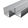 vidaXL Molding 4 szt. Aluminium