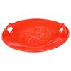 vidaXL Okrągły ślizgacz śnieżny, czerwony, 66,5 cm, PP