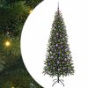 vidaXL Sztuczna choinka z 300 diodami LED Zielony 180 cm PE i PVC