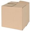 vidaXL Pudełko składane 50 szt. Naturalny 20 x 20 x 20 cm Tektura