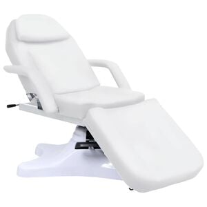 vidaXL St&oacute;ł do masażu, biały, 180x62x(86,5-118) cm