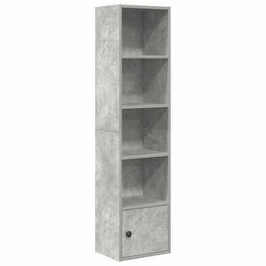vidaXL Regał, szarość betonu, 31x24x127 cm, materiał drewnopochodny