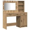 vidaXL Toaletka 2 szt. Brązowy 78,5 x 41 x 135 cm Drewno inżynieryjne