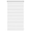 vidaXL Roleta Zebra 50,9x100 cm Szerokość tkaniny 46,7 cm biała