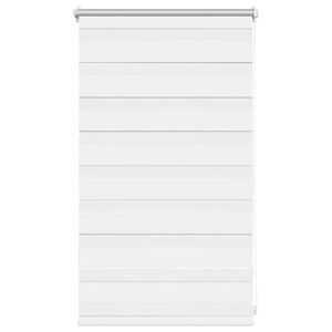 vidaXL Roleta Zebra 50,9x100 cm Szerokość tkaniny 46,7 cm biała