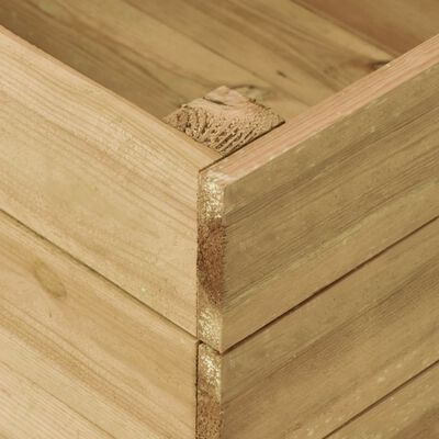 vidaXL Podwyższona donica, 200x100x54 cm, impregnowane drewno sosnowe