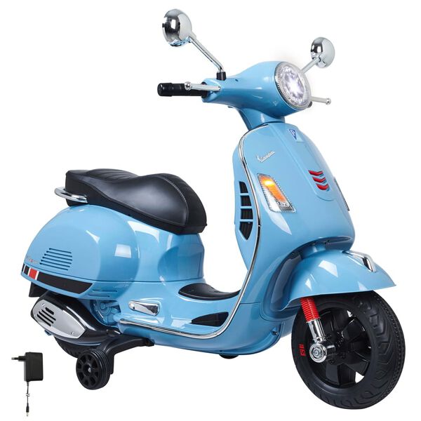 JAMARA Zabawkowy skuter Vespa GTS 125, niebieski, 12 V