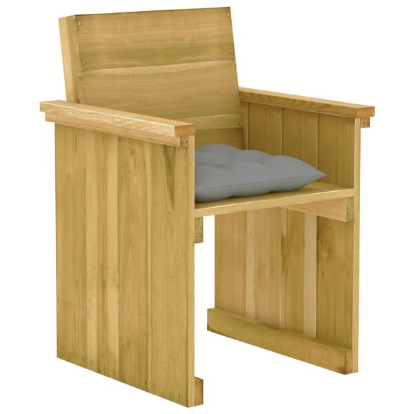 vidaXL 5-cz. zestaw mebli ogrodowych z poduszkami, impregnowana sosna