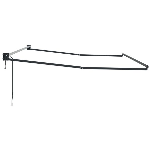 vidaXL Elektryczna rama markizy składanej Antracyt 4 x 2 m Aluminium