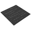 vidaXL Płytka dywanowa Wzorzysty Czarny 50 x 50 cm 4 pcs PP i bitum