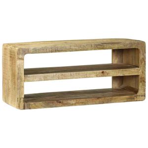 vidaXL Szafka pod telewizor Brązowy 80 x 32 x 36 cm Lite drewno mango