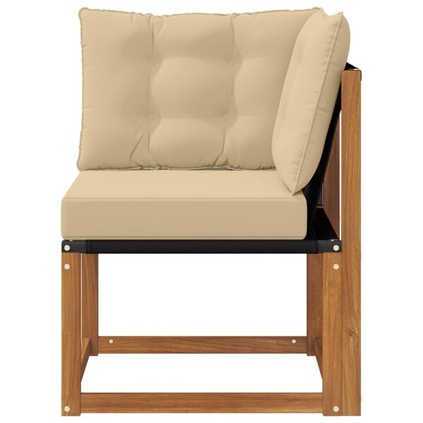 vidaXL Sofa narożna na zewnątrz