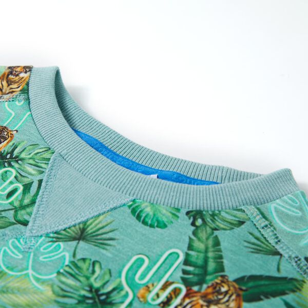 Bluza dziecięca, jasnozielony melanż, 140