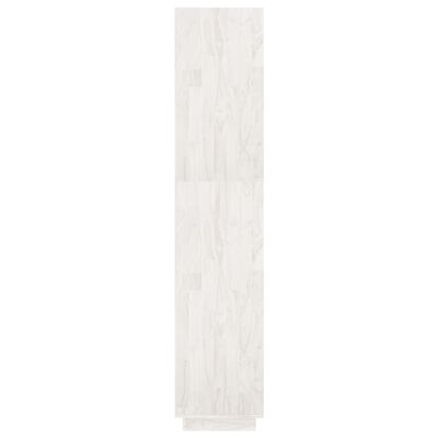 vidaXL Regał/przegroda, biały, 80x35x167 cm, lite drewno sosnowe