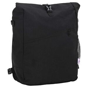 vidaXL Torba rowerowa Czarny 33 x 16 x 60 cm Poliester