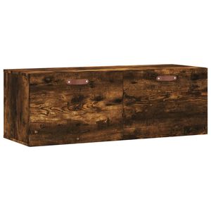vidaXL Szafka wisząca, przydymiony dąb, 100x36,5x35 cm