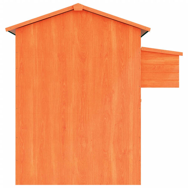 vidaXL Kurnik z drewna, 295 x 163 x 170 cm
