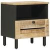 vidaXL Stolik nocny naturalny 40 x 33 x 46 cm Drewno z mango