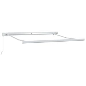 vidaXL Rama manualnej markizy 3 x 2,5 m Biały