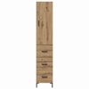 vidaXL Highboard z szufladą Dąb rzemieślniczy 69,5 x 34 x 180 cm