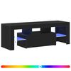 vidaXL Szafka pod telewizor 120 x 35 x 40 cm Czarny Dąb