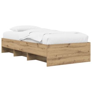 vidaXL Ramka ł&oacute;żka Dąb artisian 80 x 200 cm Drewno inżynieryjne