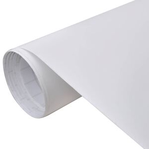 vidaXL Folie samochodowe, 2 szt., matowe białe, 100x150 + 50x150 cm