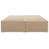 vidaXL Rama ł&oacute;żka, kolor cappuccino, 180x200 cm, sztuczna sk&oacute;ra