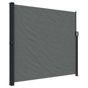 vidaXL Markiza boczna rozkładana antracytowa 180x300 cm