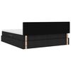 vidaXL Ł&oacute;żko z miejscem do przechowywania Czarny 180 x 200 cm