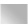 vidaXL Lustro łazienkowe LED przezroczysty 80 x 60 cm szkło hartowane
