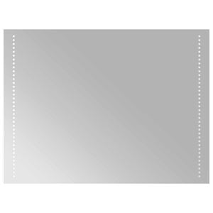 vidaXL Lustro łazienkowe LED przezroczysty 80 x 60 cm szkło hartowane