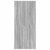 vidaXL Szafka na buty Szary 80 x 35.5 x 180 cm Materiał drewnopochodny