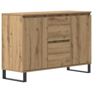 vidaXL Szafka, dąb artisan, 101,5x35x70 cm, materiał drewnopochodny