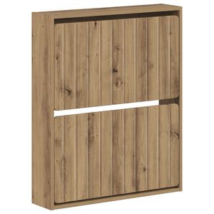 vidaXL Wisząca szafka na buty ZWOLLE 71 x 17 x 86 cm Dąb artisan