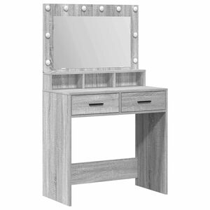 vidaXL Toaletka Szary Sonoma 79 x 41 x 135 cm Drewno inżynieryjne