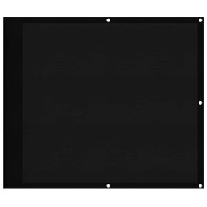 vidaXL Parawan balkonowy, jasnoszary, 75x500 cm, 100% poliester Oxford