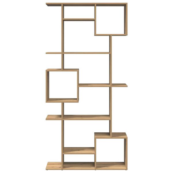 vidaXL Regał, dąb artisian, 92x29x188 cm, materiał drewnopochodny