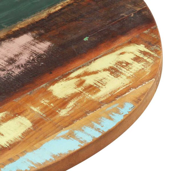 vidaXL Okrągły blat stołu, 50 cm, 25-27 mm, lite drewno z odzysku