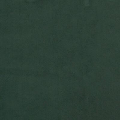 vidaXL Materac kieszeniowy, ciemnozielony, 90x200x20 cm, aksamit