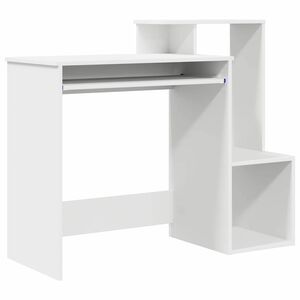vidaXL Biurko Biały 106 x 41 x 88.5 cm Drewno inżynieryjne