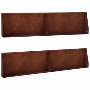 vidaXL Mur oporowy 4 szt. 100 x 12 x 30 cm Stal kortenowska Rdzawy